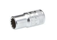 01530016 STAHLWILLE 1/4 in Drive 1/4in Standard Socket, 12 point, 23 mm Overall Length