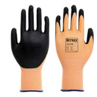 241or-08 Unigloves 241OR Black, Orange Fibreglass, HPPE, Nylon Work Gloves, Size 8, Smart Power Selector Coating