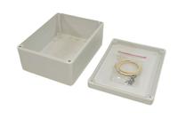 rp1240 Hammond RP Series Light Grey Polycarbonate General Purpose Enclosure, IP65, Light Grey Lid, 165 x 125 x 75mm