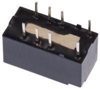 tx2-12v Panasonic PCB Mount Signal Relay, 12V dc Coil, 2A Switching Current, DPDT