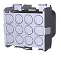 1-480709-0 TE Connectivity, Universal MATE-N-LOK Female Connector Housing, 6.35mm Pitch, 12 Way, 3 Row