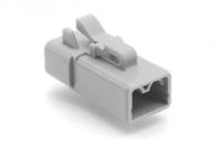 atp06-2s Amphenol Industrial, ATP Automotive Connector Socket Grey Cable Mount 2 Way, Crimp Termination ATP06-2S