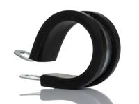 253-8543 RS PRO 25mm Black, Mild Steel P Clip