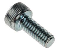 483-8203 RS PRO Bright Zinc Plated Steel Hex Socket Cap Screw, DIN 912, M4 x 10mm