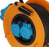 1243541 brennenstuhl 25m 2 Socket CEE 230 V-30 A Cable Reel Open Reel, 230 V, IP44