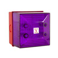 245467 Clifford & Snell SD40 Series Magenta Static Effect LED Beacon for Use with Commercial & Light Industrial Applications,