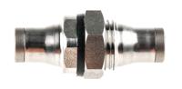 3816-04-00 Legris LF3800 Series Bulkhead Tube-to-Tube Adaptor, Push In 4 mm to Push In 4 mm, Tube-to-Tube Connection Style