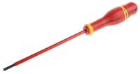 at4x150ve Facom Slotted Insulated Screwdriver, 4 x 0.8 mm Tip, 150 mm Blade, VDE/1000V, 260 mm Overall