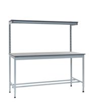 440-905 RS PRO Steel Workbench, 250kg Max Load, Adjustable Height, 840mm x 1800mm x 900mm