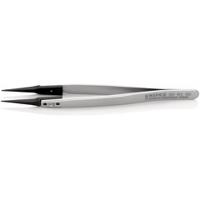 92-81-02 Knipex 130 mm, Stainless Steel, Carbon Fibre Reinforced Plastic, Smooth, ESD Tweezer