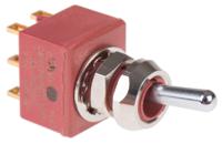 e201syzqe C & K Toggle Switch, Panel Mount, On-On, DPDT, Solder Terminal