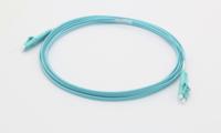 180590947 Molex Premise Networks LC to LC Duplex OM3 Multi Mode OM3 Fibre Optic Cable, 50/125μm, Light Blue, 2m