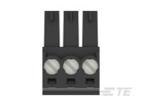 2213936-3 TE Connectivity, 3.5mm Pitch, TB, 3 Way, , Pluggable Terminal Block, Plug, Cable Mount, Screw Termination,