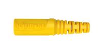 rs-ku-92-l-ni-sw Schutzinger Black Female Banana Coupler, Solder Termination, 10A, 30 V ac/dc, 60 V ac/dc, Nickel Plating