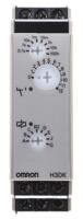 h3dk-m1-24-240vacdc Omron H3DK Series DIN Rail Mount Timer Relay, 24 → 240V ac/dc, 1-Contact, 0.1 s → 1200h, SPDT