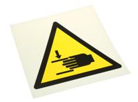 813-4561 RS PRO Machinery Hazard Hazard Warning Sign