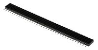 bl1-036-g-700-01 E-TEC Straight Through Hole Mount PCB Socket, 36-Contact, 1-Row, 2.54mm Pitch, Solder Termination