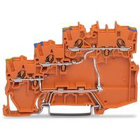 2000-5377102-000 WAGO 2000-5377/102-000 TOPJOB S Series Orange, 1mm², 3-Level, Push-In Cage Clamp Termination