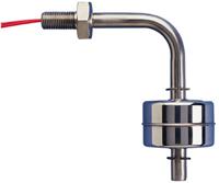 117712 Gems Sensors LS-77700 Series Horizontal Stainless Steel 316 Float Switch, Float, 610mm Cable, SPST NO, 240V ac Max