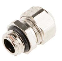 a100021 SES Sterling A1 Series Metallic Nickel Plated Brass Cable Gland, PG21 Thread, 12.5mm min., 20.5mm max., IP68