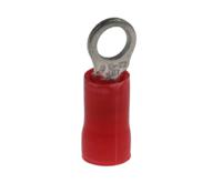 34142 TE Connectivity, PLASTI-GRIP Insulated Crimp Ring Terminal, M3.5 Stud Size, 0.26mm² to 1.65mm² Wire Size, Red