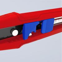 90-10-165-bk Knipex Knife with Cutter Blade Blade, Retractable, 18mm Blade Length