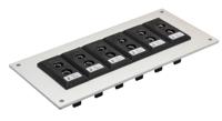 106-730 RS PRO Standard Size Thermocouple Connector Panel for Use with Thermocouple J, RoHS Standard