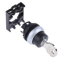 78635856-m22-wrsm22-a Eaton RMQ Titan 2-position Key Switch Head, Latching, 22mm Cutout