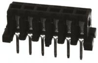 df3-6s-2dsa25 Hirose DF3 Series Straight Through Hole Mount PCB Socket, 6-Contact, 1-Row, 2mm Pitch, Solder Termination