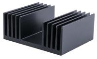 789-8573 RS PRO Heatsink, Universal Rectangular Alu, 1°C/W, 100 x 125 x 50mm