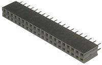 a-bl254-dg-g20d ASSMANN WSW Straight Through Hole Mount PCB Socket, 20-Contact, 2-Row, 2.54mm Pitch, Solder Termination