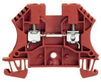 1020140000 Weidmuller  WDU Series Red, 4mm², Single-Level, Screw Termination, ATEX