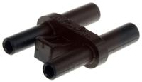 423-3096 RS PRO Black Male Banana Plug, 4 mm Connector, 36A, 45 V ac, 60V dc