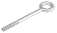 124-4836 RS PRO Galvanised Metal Eye Bolt, M12 Thread, 50mm Thread Length, 24mm Internal Eye Diameter, 48mm Outer Eye Diameter