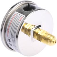 mit3-f22b15 Bourdon Analogue Pressure Gauge 1bar Back Entry 63mm Outside Diameter