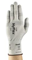 11318060 Ansell HyFlex 11-318 Grey Dyneema Work Gloves, Size 6, Uncoated Coating
