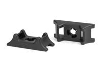 151-03955-dctmm8-pa6gf30-bk HellermannTyton Black Cable Tie Mount 23.9 mm x 52mm, 13.5mm Max. Cable Tie Width