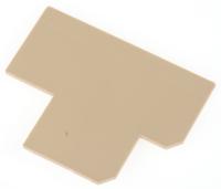 0631360000 Weidmuller AP Series End Cover for Use with DIN Rail Terminal Blocks