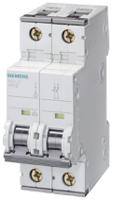 5sy4225-8 Siemens Sentron 5SY4 MCB, 2P, 25A Curve D, 400V AC, 10 kA Breaking Capacity