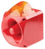 pnc-0004 Klaxon Nexus Series Amber Sounder Beacon, 10 → 60 V dc, Wall Mount, 120dB at 1 Metre