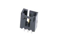 70543-0002 Molex SL Series Vertical Through Hole PCB Header, 3 Contact(s), 2.54 mm Pitch, 1 Row, Shrouded