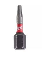 4932430871 Milwaukee Torx Screwdriver Bit, Tx 10 Tip, 25 mm Overall