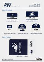 st25-tag-bag-ac STMicroelectronics Set Of ST25TN Series NFC Tags ST25-TAG-BAG-AC Wireless Evaluation Module for Antennas ST25-TAG-BAG-AC