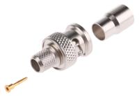 r142086161w Radiall, Plug Cable Mount BNC Connector, 75Ω, Crimp Termination, Straight Body