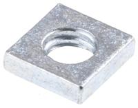 837-284 RS PRO M4 7mm Steel Square Nuts, Bright Zinc Plated Finish
