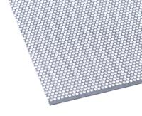 210-3678 RS PRO Galvanised Steel Perforated Metal Sheet 1000mm x 500mm, 0.7mm Thick