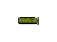 mccog21605d6w-sptlyi Midas MCCOG21605D6W-SPTLYI Alphanumeric LCD Display Yellow-Green, 2 Rows by 16 Characters, Transflective