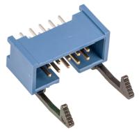 2-1761606-3 TE Connectivity AMP-LATCH Series Straight Through Hole PCB Header, 10 Contact(s), 2.54 mm Pitch, 2 Row, Shrouded