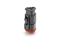 at06-3s-sr01blk Amphenol Industrial, AT Automotive Connector Plug Black Cable Mount 3 Way, Crimp Termination AT06-3S-SR01BLK