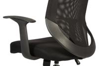 221-6328 RS PRO Black Fabric Executive Chair, 100kg Weight Capacity